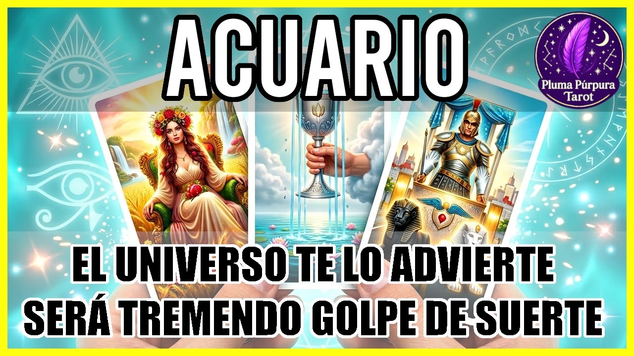 Acuario ☀️ Tanta Alegria  No Cabra En Tu Corazon! Noticia Revela El Gran Tesoro! ☀️#Acuario