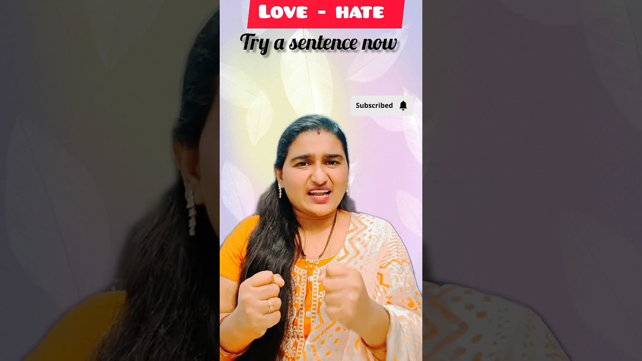 Love-hate relationship 