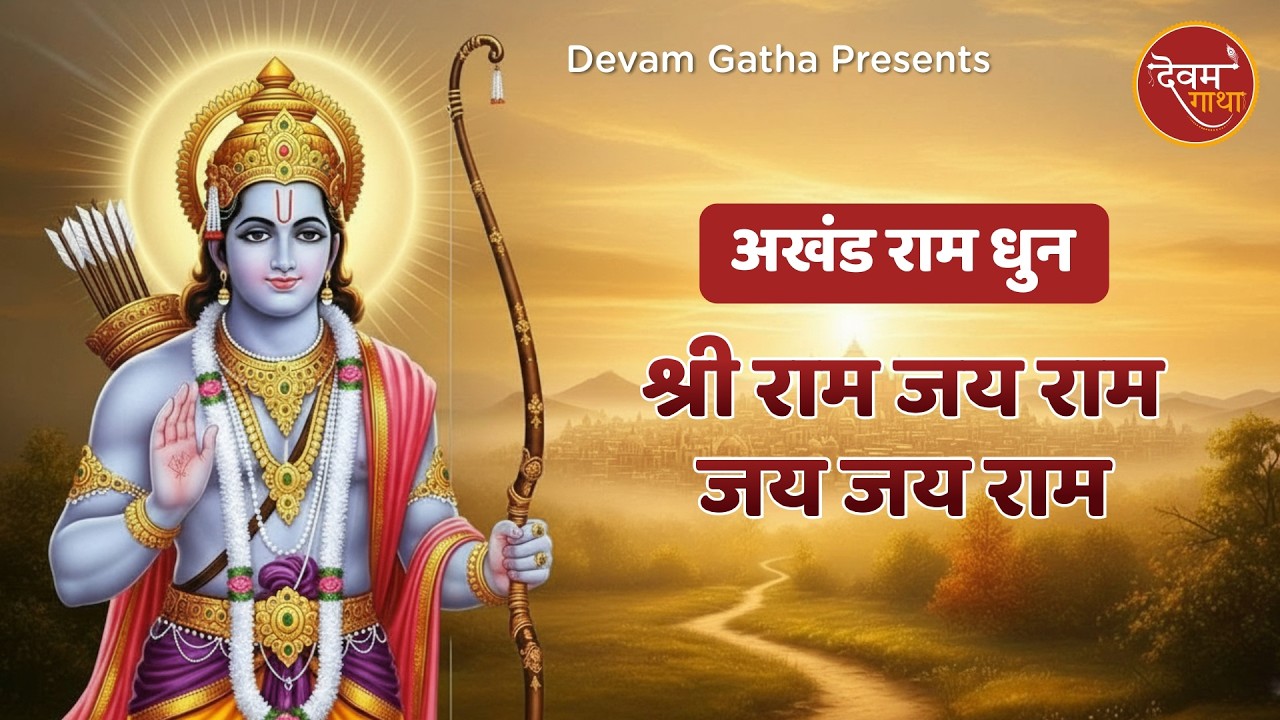 Shree Ram Jay Ram Jay Jay Ram |अखंड राम धून | जय श्री राम |Devam Gatha #RamDhun #RamNaam #JaiShriRam