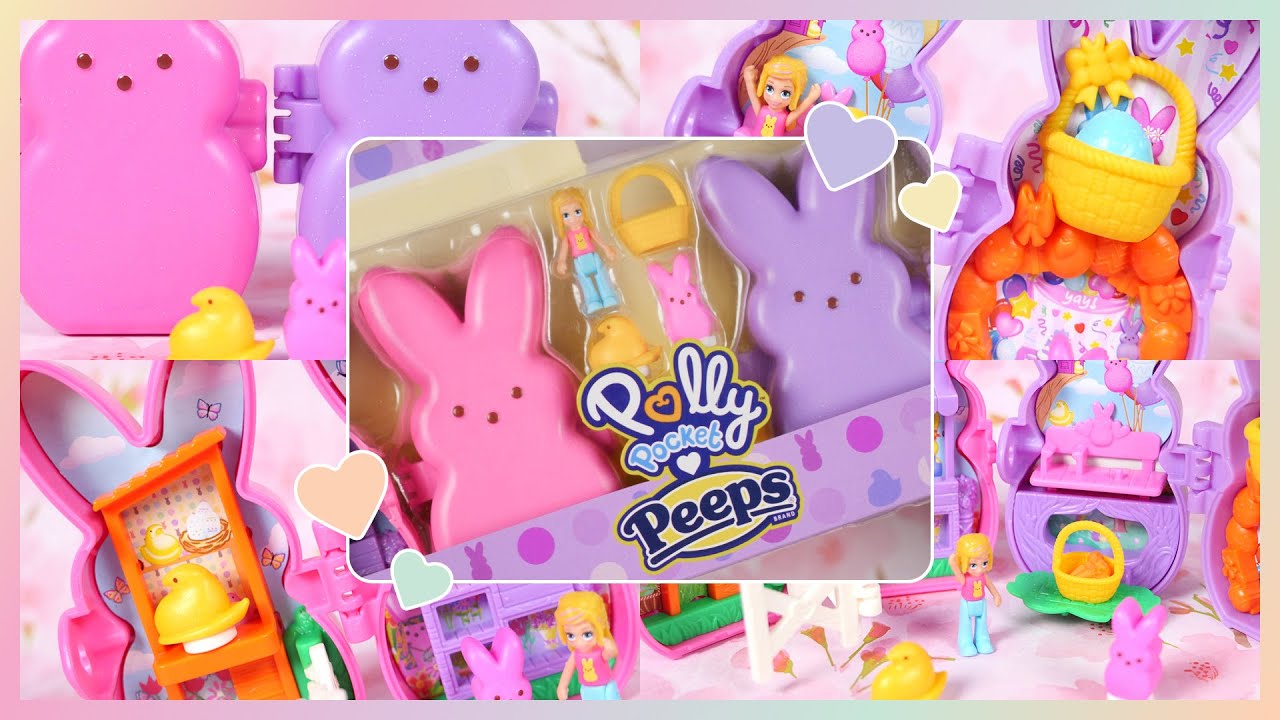 ✨SHOWCASE✨ Polly Pocket Collab: Peeps Marshmallow Candy Playsets