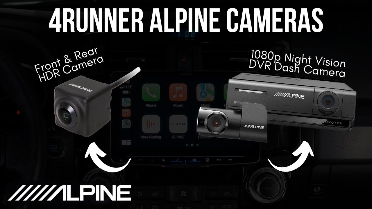 Toyota 4Runner Alpine Front/Rear Camera & Dash Cam Walk-Around | 2014 - 2023 Toyota 4Runner