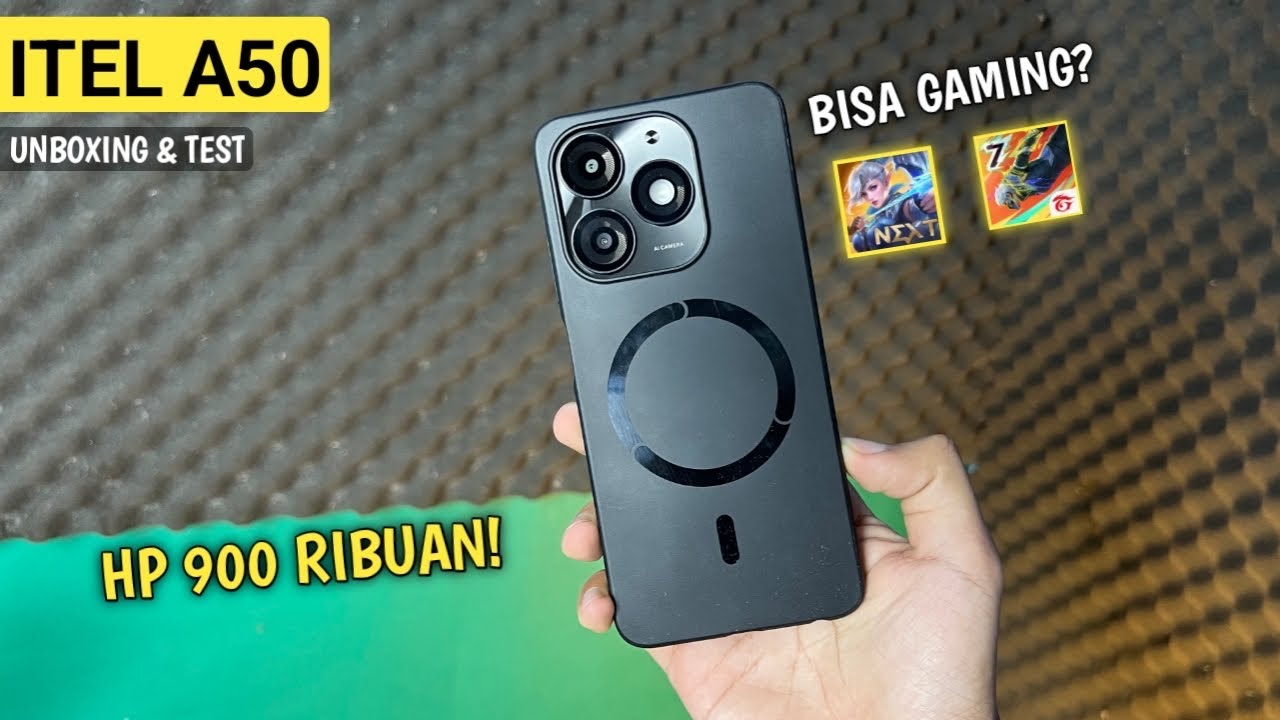 CUMA 900 RIBUAN! Unboxing & Test Itel A50 - TONTON SEBELUM BELI!