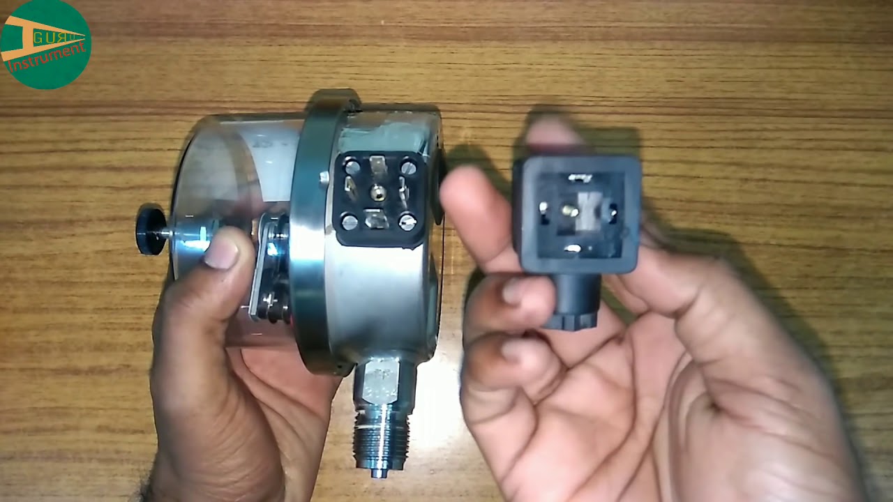 Pressure gauge with pressure switch working | Instrument Guru