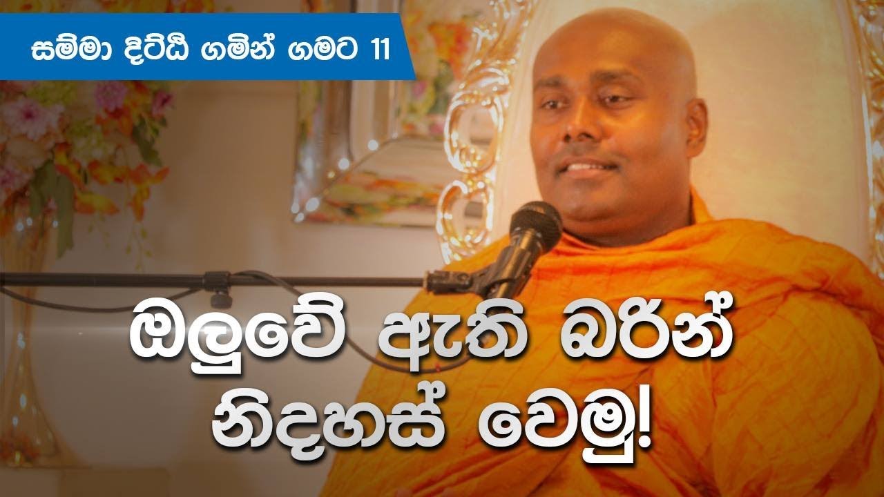 සම්මා දිට්ඨි ගමින් ගමට 11