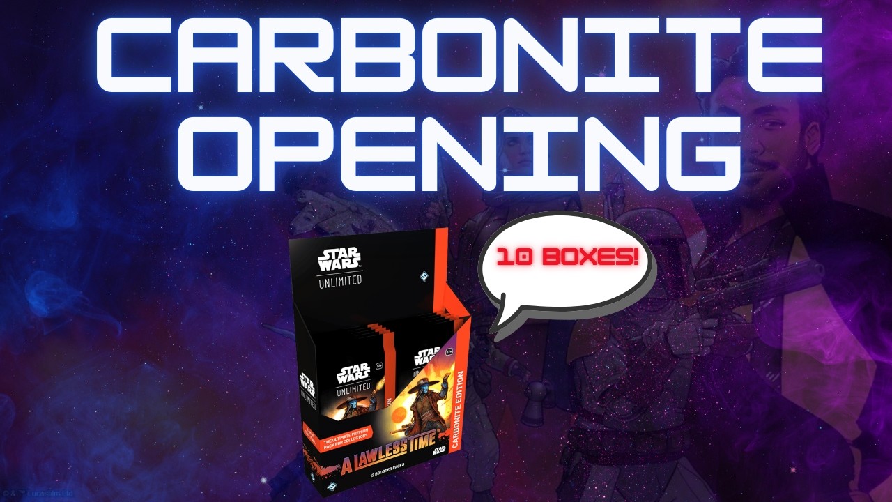 Opening WAY TOO MANY Boxes of Carbonite | 10 Boxes of A Lawless Time + A Giveaway!