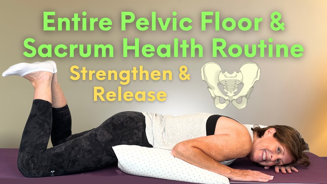 Pelvic Floor Physical Therapy Exercises & Sacrum Release | Pelvic Floor Health, Sacral Health