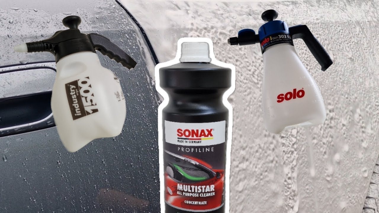 APC Rinse Pre-Wash 2024 with Sonax Multistar & Luxurious Solo Foam & Marolex Pump Sprayers