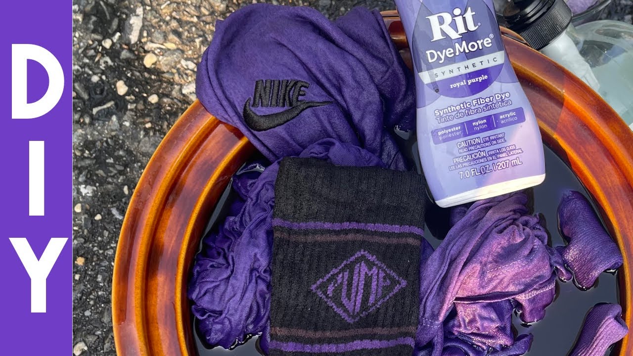 First Time Using Royal Purple Rit Dye  😅 Fast & Easy DIY