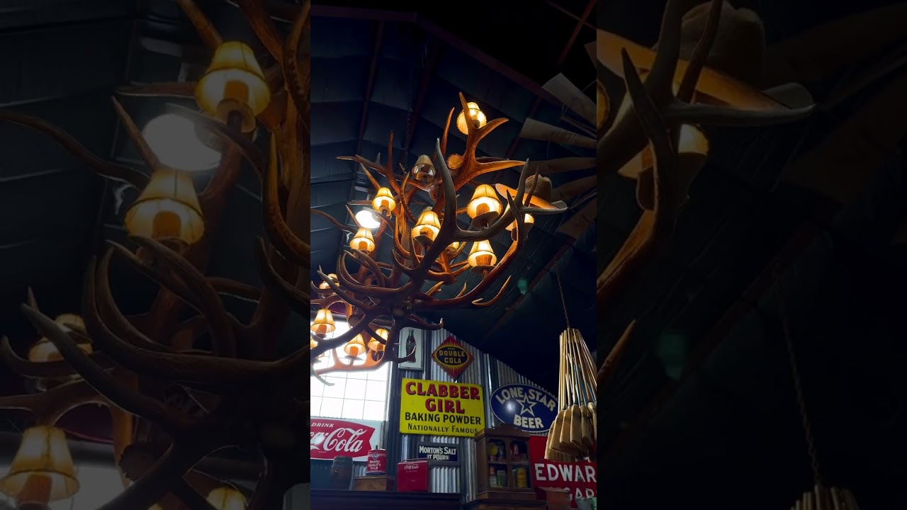 Rustic Lodge Style Antler Chandeliers #antler #decor