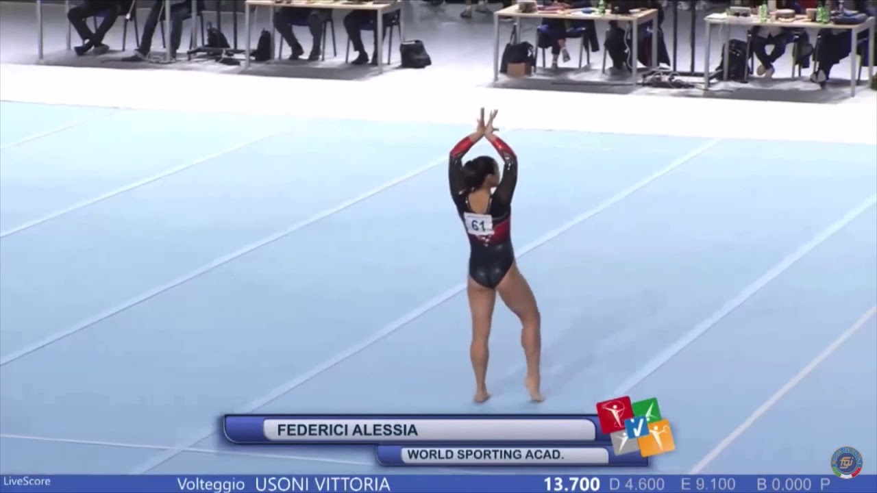 Alessia Federici - Floor - 3rd Italian Serie A 2020