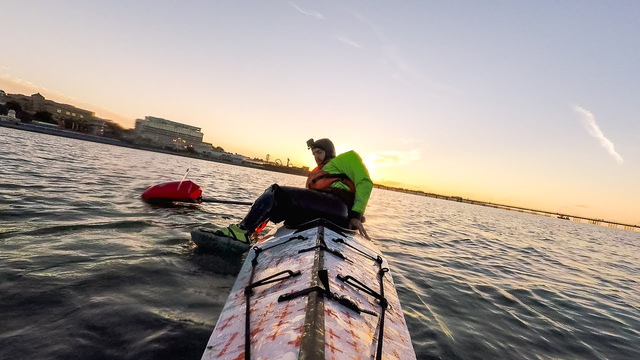 Heel Hook Paddle Float Self Rescue with Oru Kayak