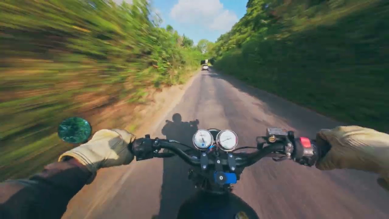 Herald Scrambler 125 POV 4K ASMR | Morning Ride to Work
