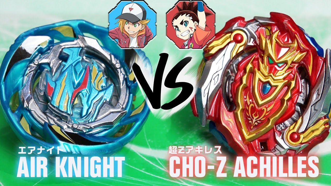 BATTLE: Cho-Z Achilles .00.Dm VS Air Knight .12E.Et - Beyblade Burst Super Z/Turbo