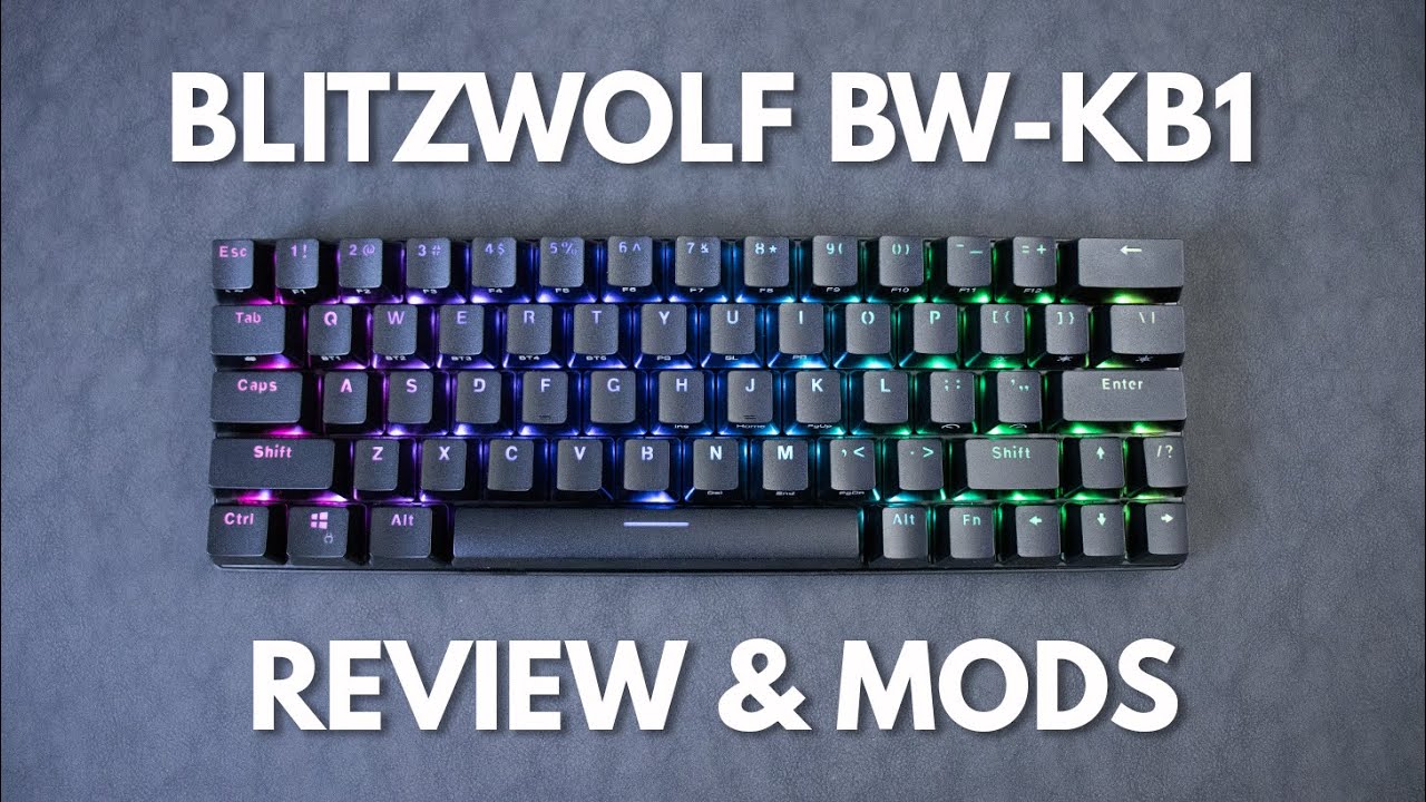 Best Budget Mech Under $50? | BlitzWolf BW-KB1 Review and Modding