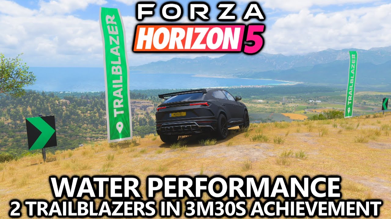 Forza Horizon 5 - Water Performance Achievement - Earn 3 stars at the Trailblazers within 2 minutes