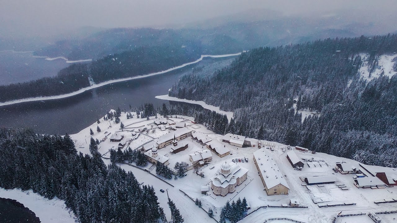 Oasa Monastery - 4K Drone Film - Winter Edition