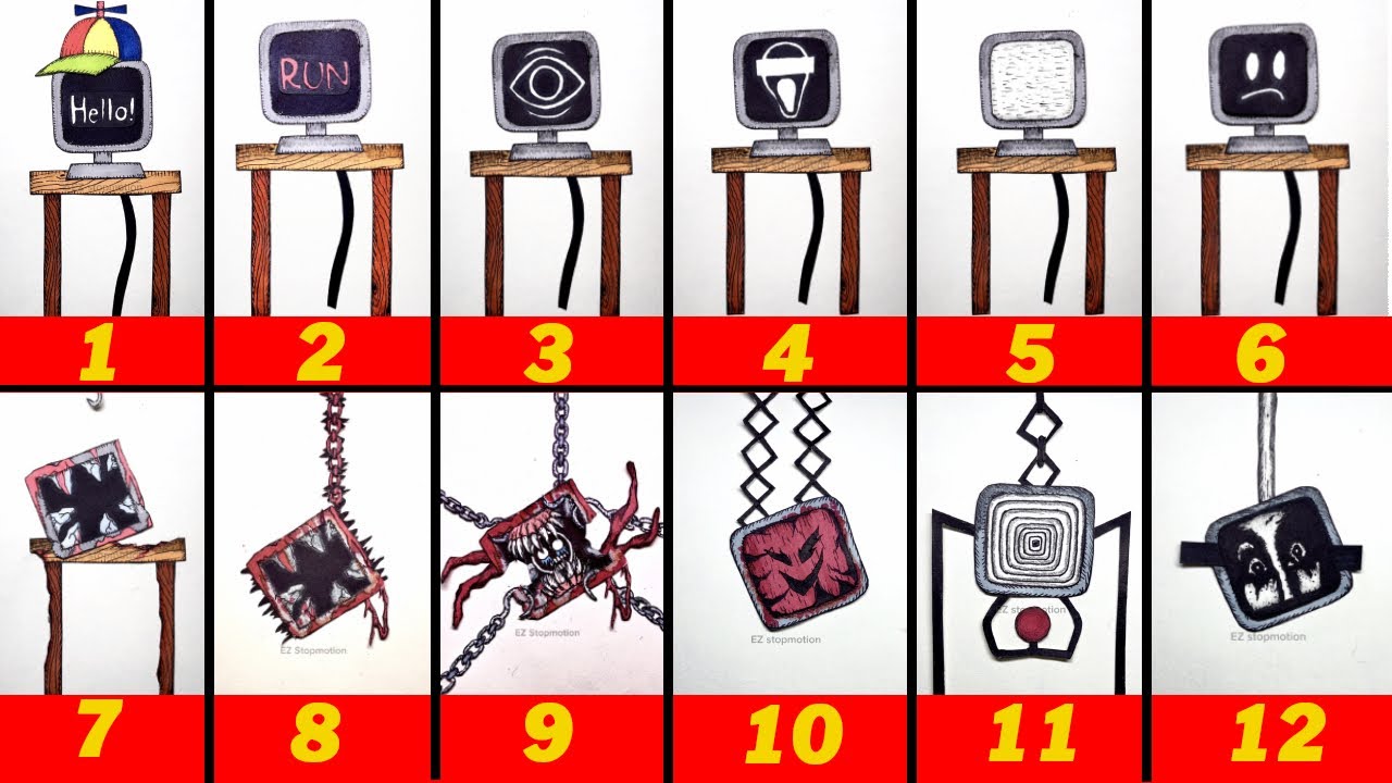 [Sprunki transformation] Mr Fun Computer phase 1 to 12