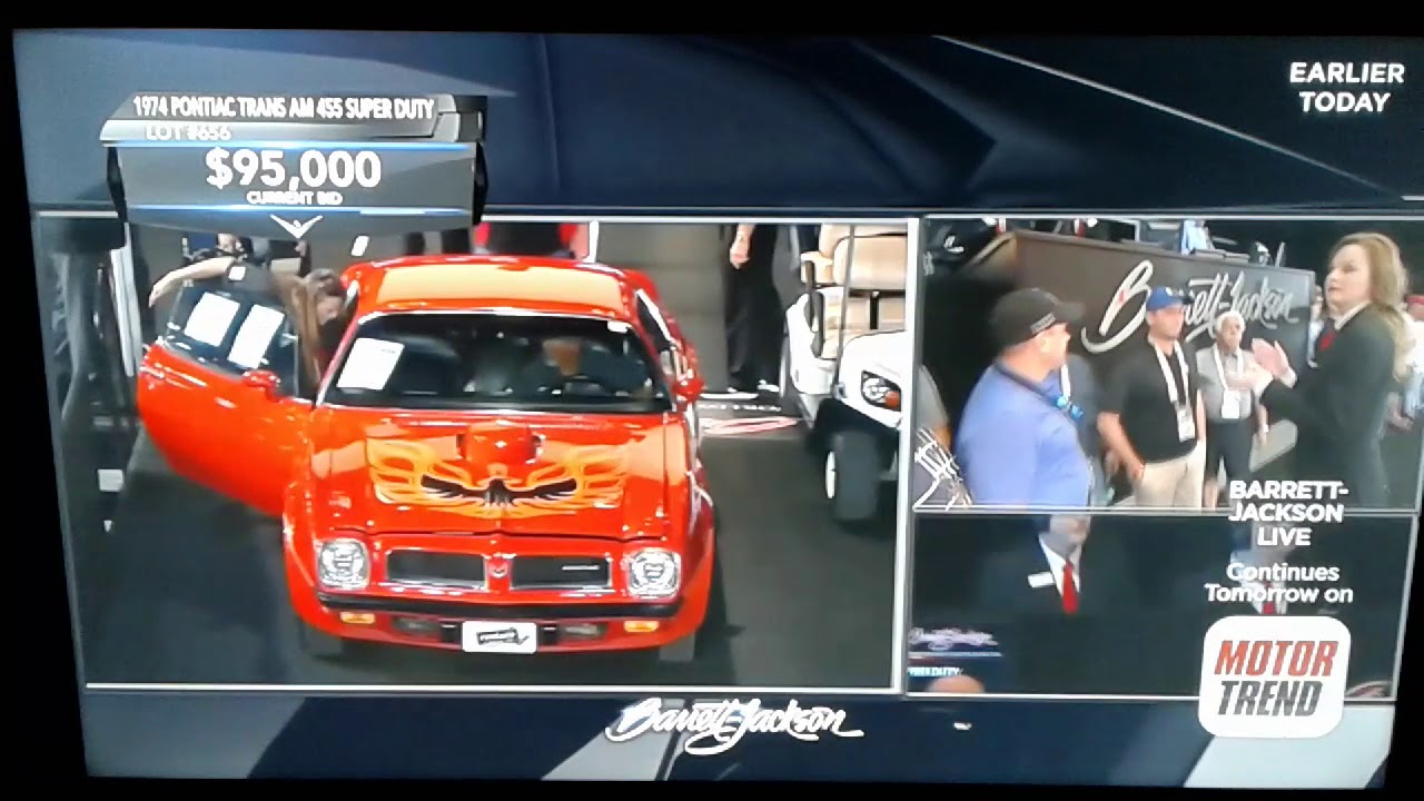 Burt Reynolds Trans Am Collection Florida Barrett Jackson 2018