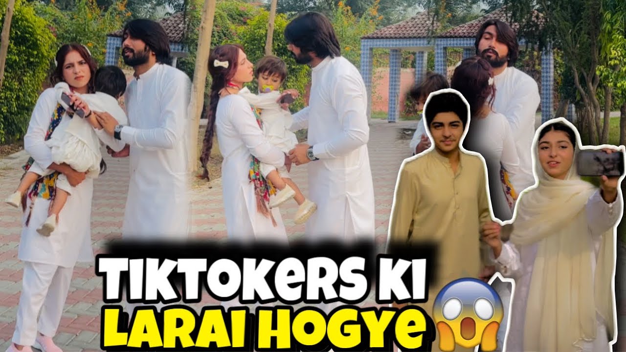 Tiktokers ki park mein larai hogye😱| Video Bna le🤣