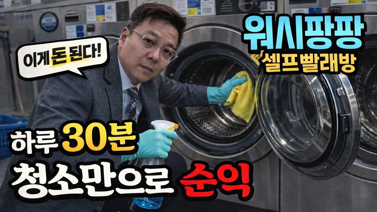 [점포라인|리얼점포TV] 본업만으로는 답 없다, 해답은 셀프빨래방.