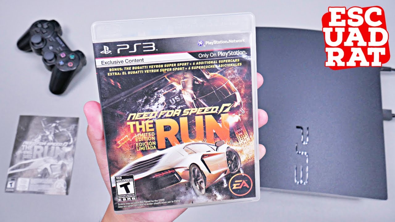 NFS The RUN PS3, распаковка и геймплей Need for Speed: The Run PlayStation 3 Россия