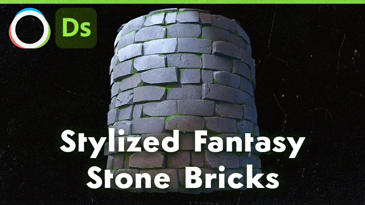Stylized Fantasy Stone Bricks [Substance 3D Designer]