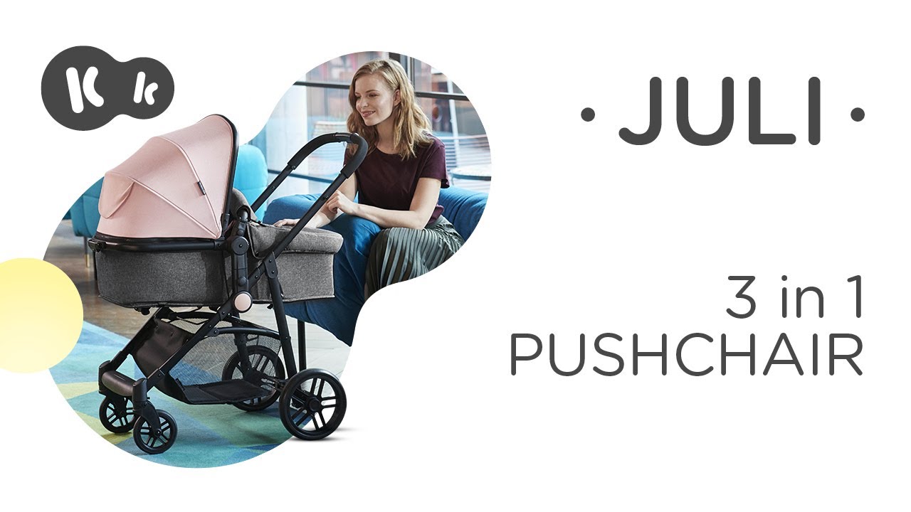 Kinderkraft JULI 3-in-1 pushchair | with car seat