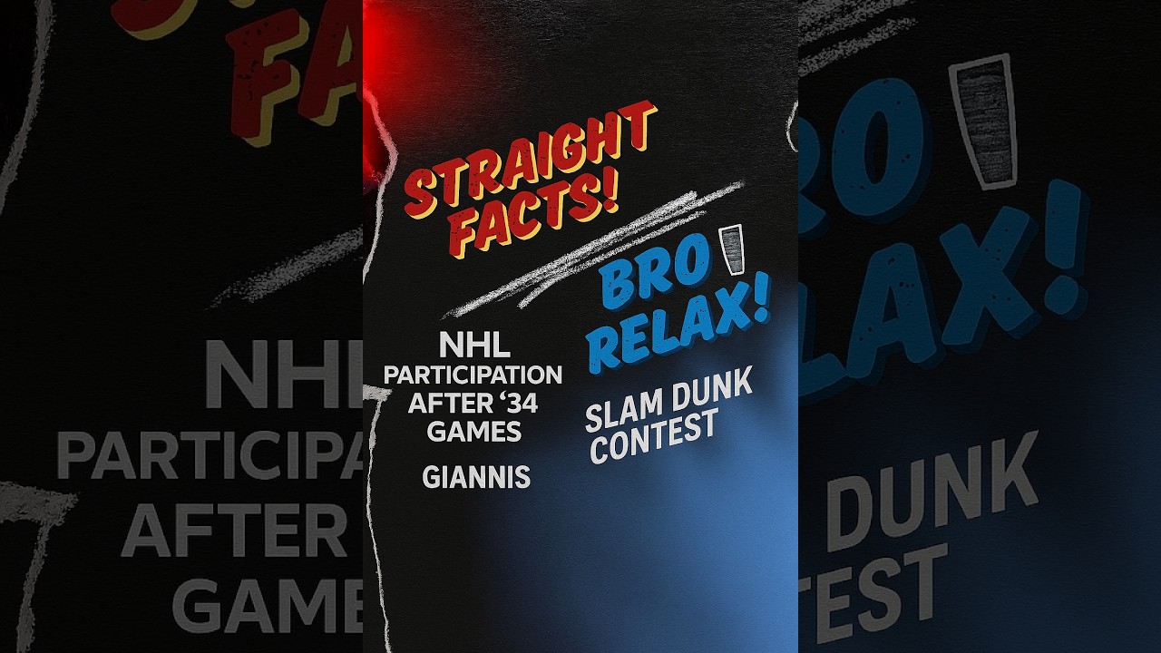 #SlamDunk #NHL #Giannis STRAIGHT FACTS / BRO RELAX: Alec Nava, Matt Siriani & Kevin Zelicskovics