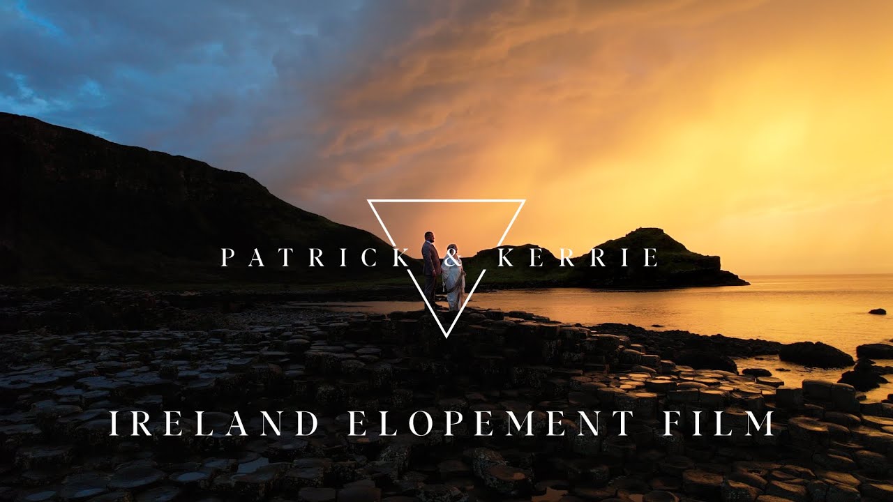 MIND BLOWING Sunset // Giant's Causeway // Elopement in Ireland Video