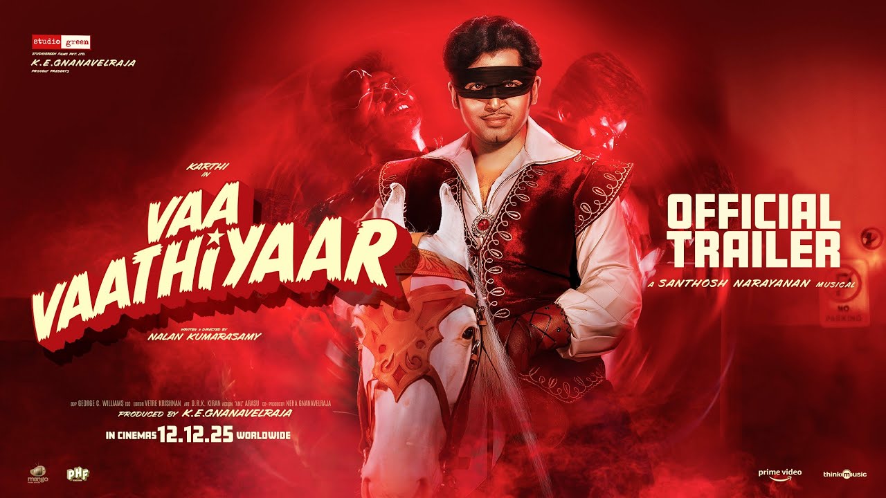 Vaa Vaathiyaar - Trailer | Karthi, Krithi Shetty | Nalan Kumarasamy|Santhosh Narayanan| Studio Green