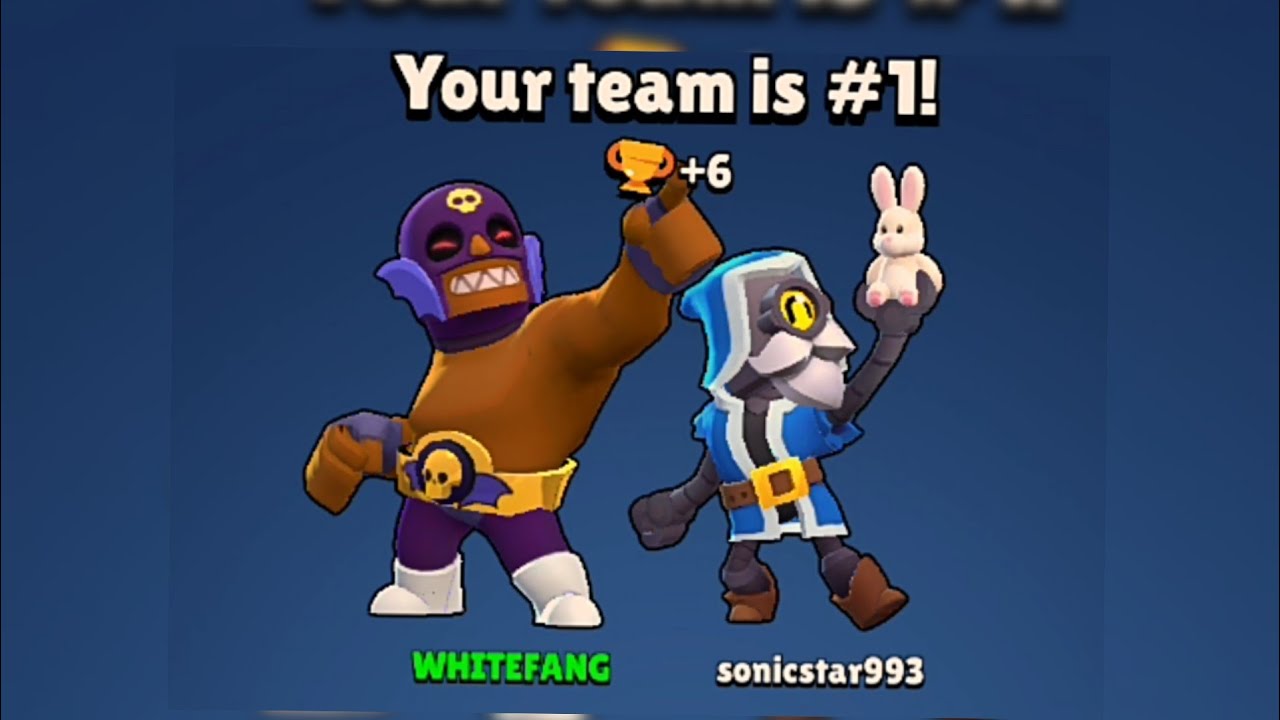 3 duo victories in a row playing Brawl stars with sonicstar 123