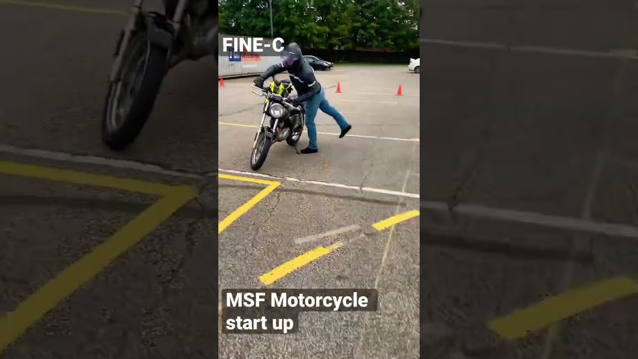 MSF BRC day 1 using FINE-C for motorcycle start up