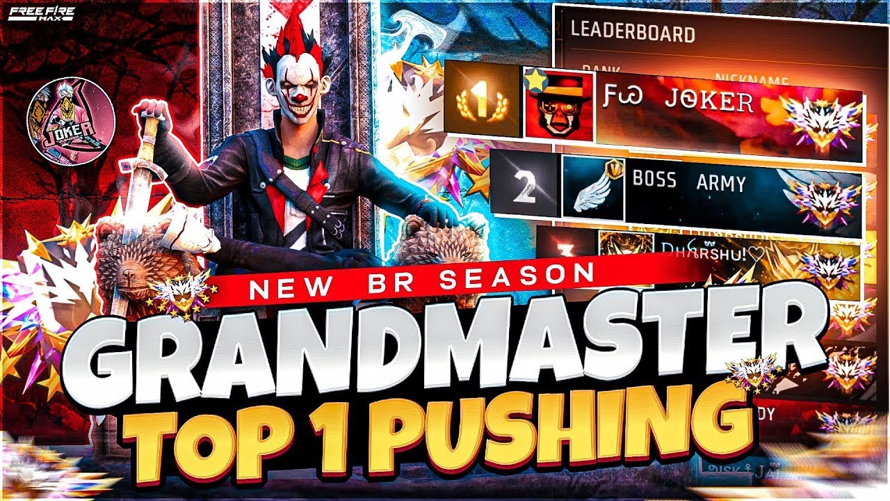 🥵  S49 GRANDMASTER PUSHING 🛑 தமிழ் REGION TOP 1 PUSHING 🔥 FW JOKER ON LIVE #freefirelivetamil
