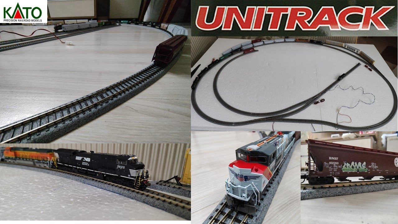 Ferromodelismo - KATO trilhos UNITRACK em escala N - Conheça as opções para sua Maquete |10