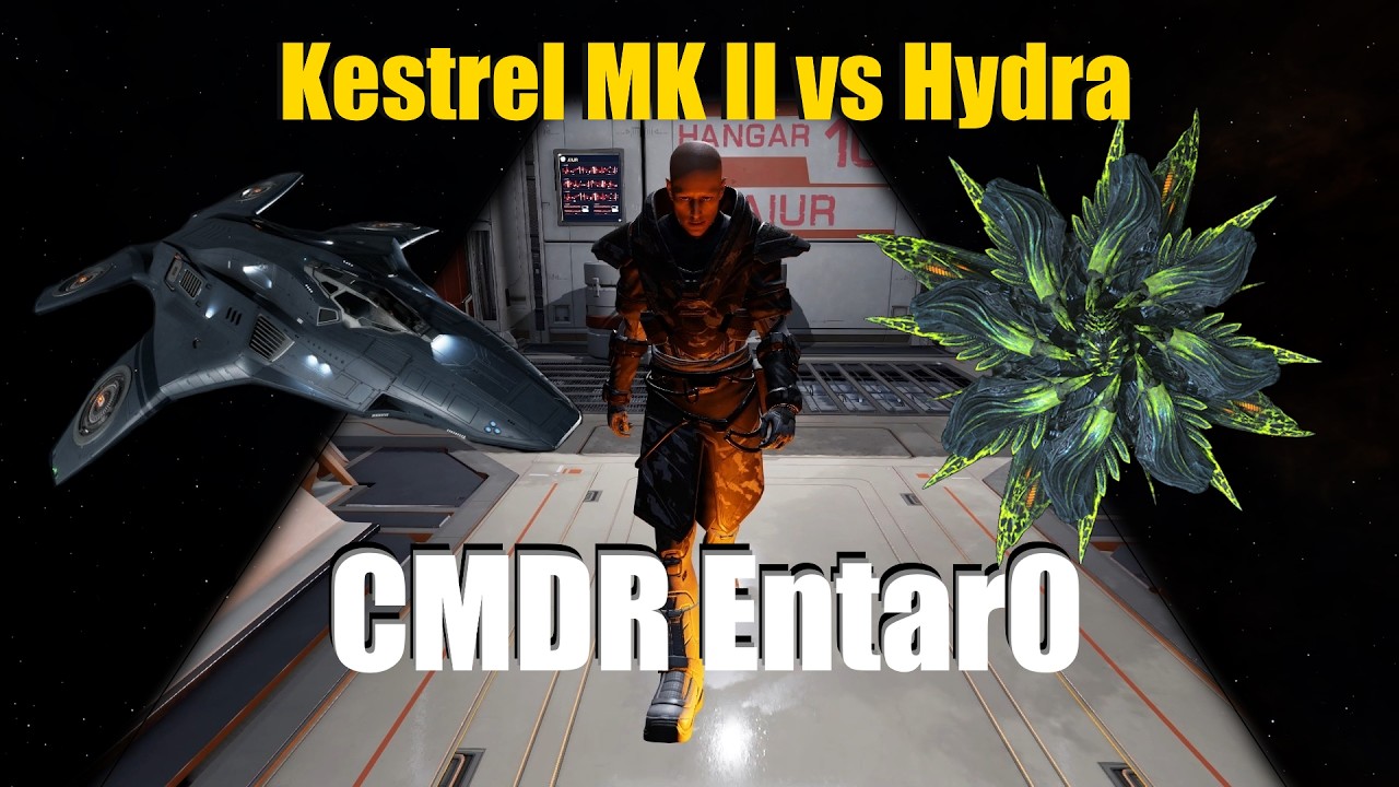 Elite Dangerous: Kestrel Mk II vs Hydra | FA-OFF | HOTAS