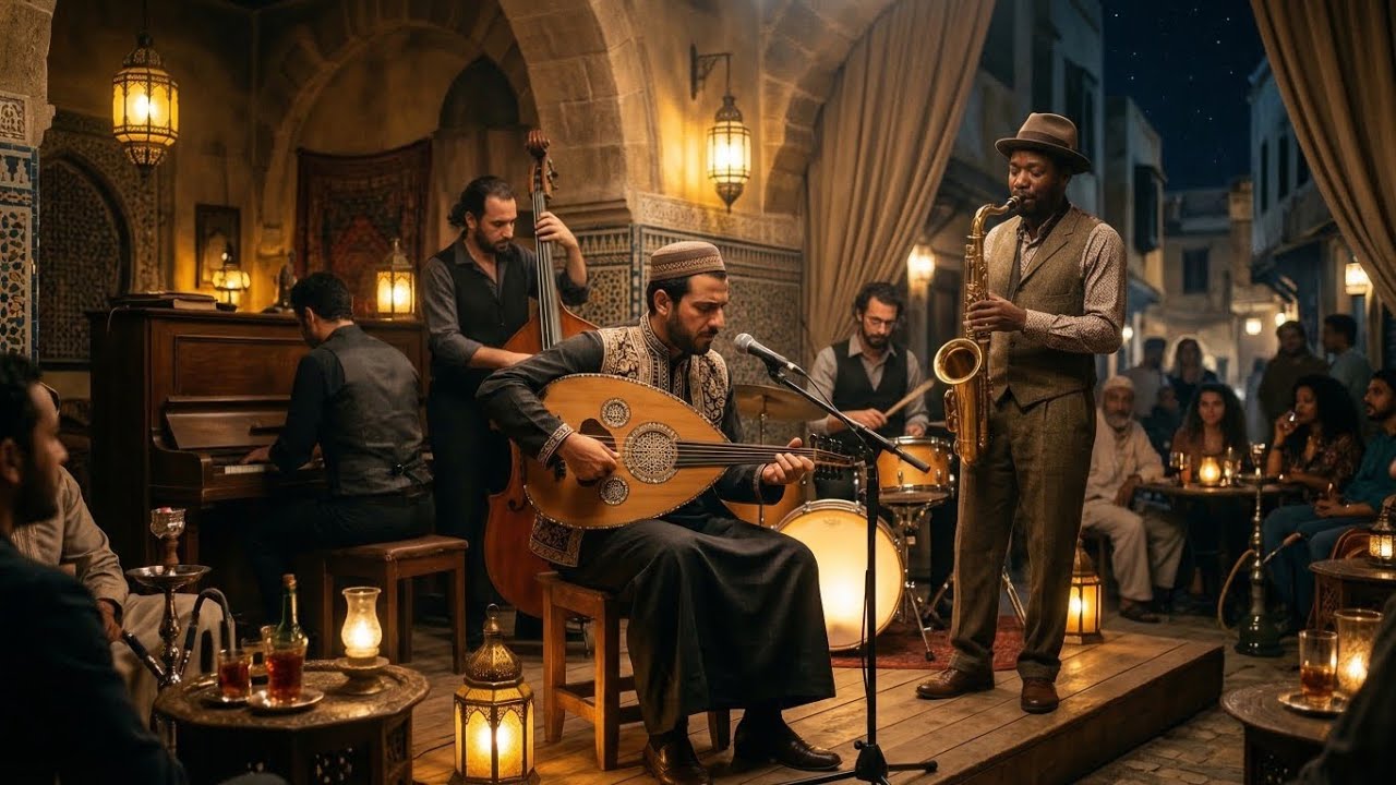 Arabic Jazz Instrumental Music | Middle Eastern Jazz 