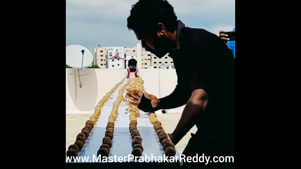 Guinness Walnuts Karate Nellore Best Kung-fu Master Prabhakar Reddy India +91 9849465401
