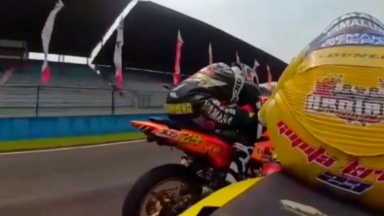 TEKNOLOGI BALAP MOTO GP! camera on board Gupita Kresna Yamaha SND Racing Factory ARRC Round 5 Sentul