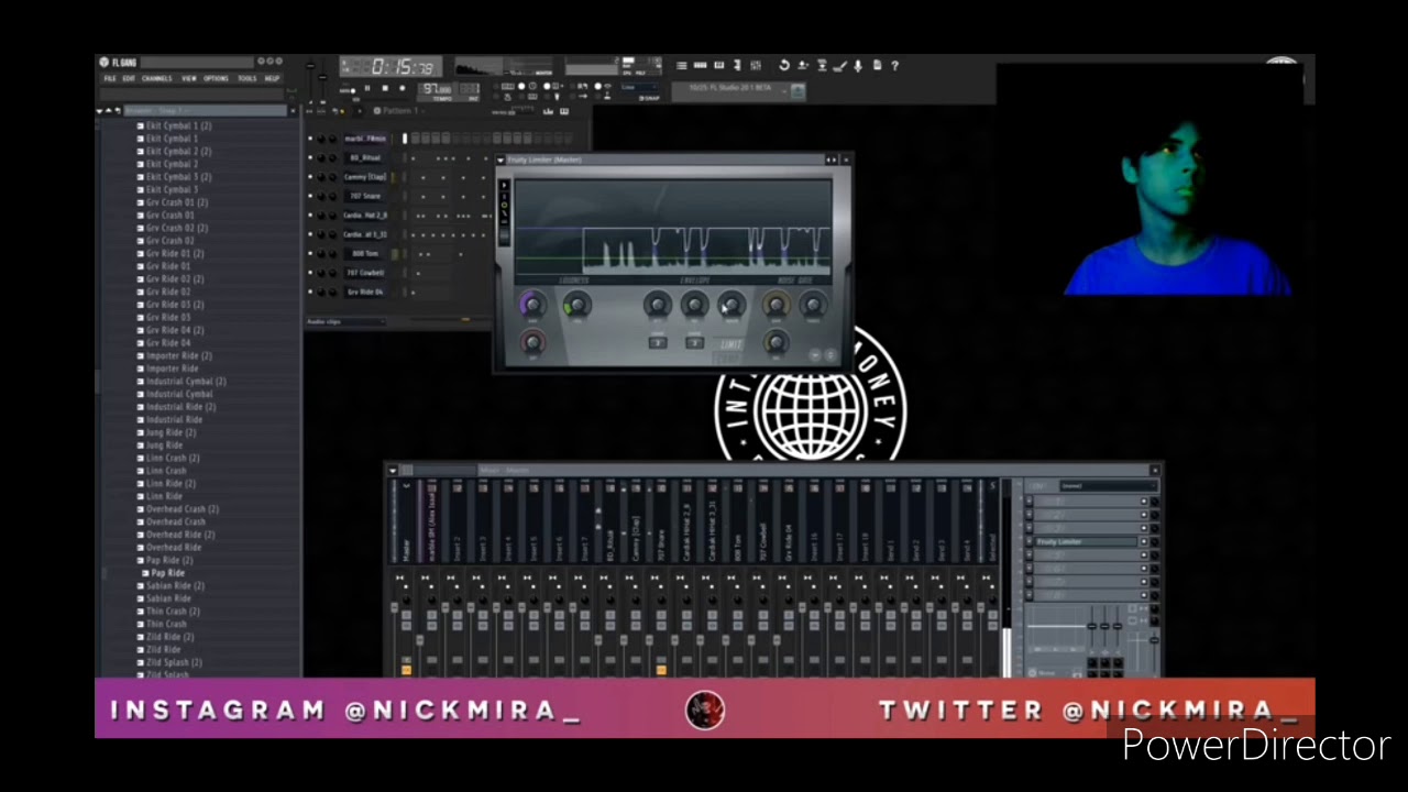 Nick Mira Makes A DanceHall Beat!!! MiraTouch