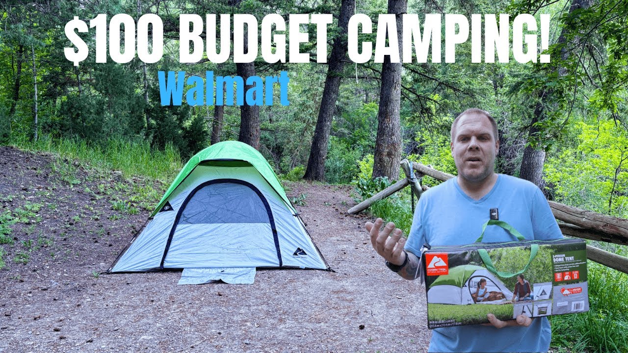 $100 BUDGET CAMPING! | Walmart Edition