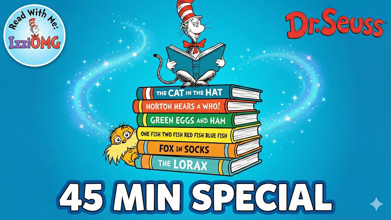 Dr. Seuss Read-Aloud | 6 Animated Beginner Books Compilation (45 Min)
