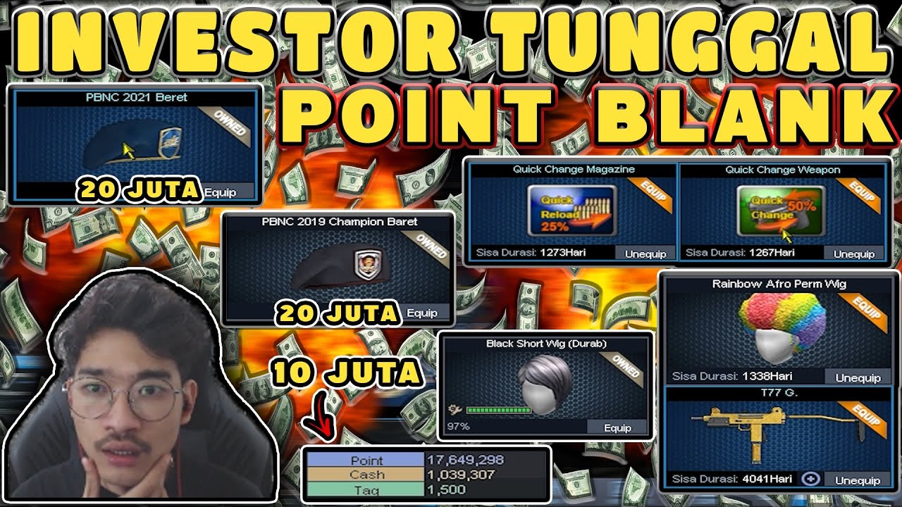 APAKAH INI TANDA TAMAT REVIEW CHAR SULTAN ?!! CHAR INVESTOR / Gameplay Point Blank Zepetto Indonesia