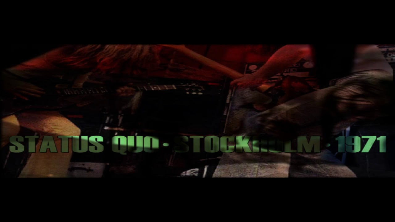 Status Quo live in Sweden 1971