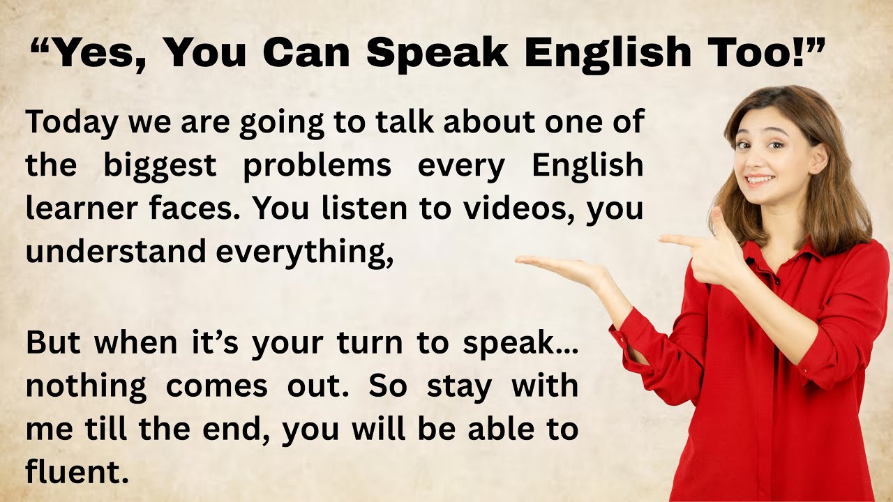 You Understand Everything in English… So Why Can’t You Speak? || Watch and Improve Your English