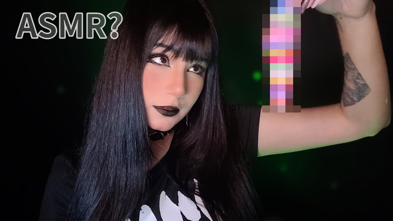 GAROTA GÓTICA QUE ODEIA ASMR 💀(ROLEPLAY)