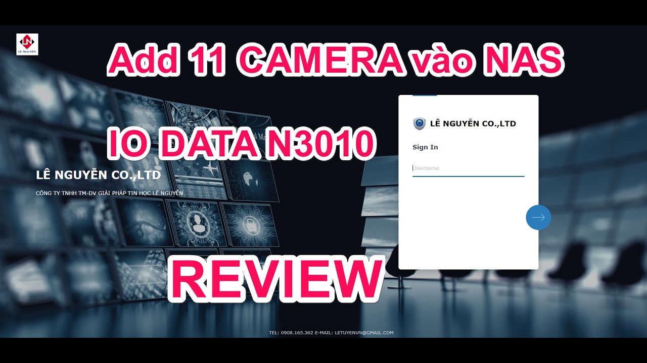 Review Gán 11 Camera vào NAS IO DATA N3010 chạy Xpenology