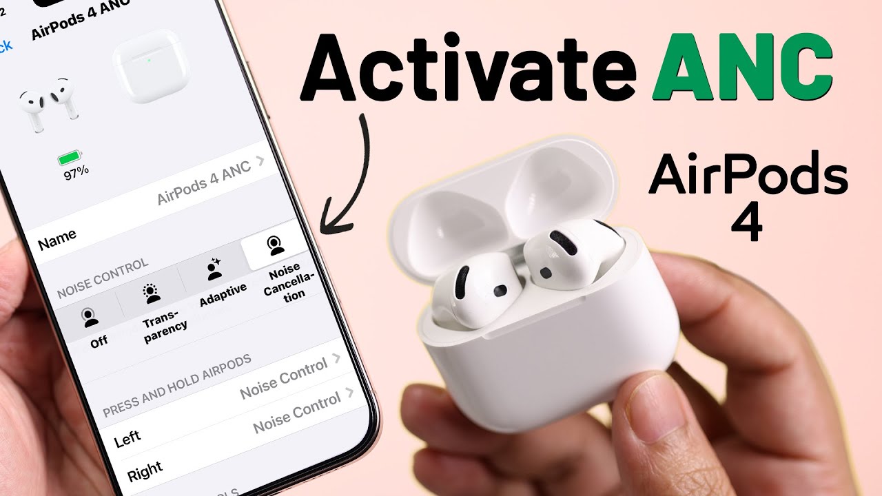 AirPods 4 ANC: How To Activate Noise Cancelling!