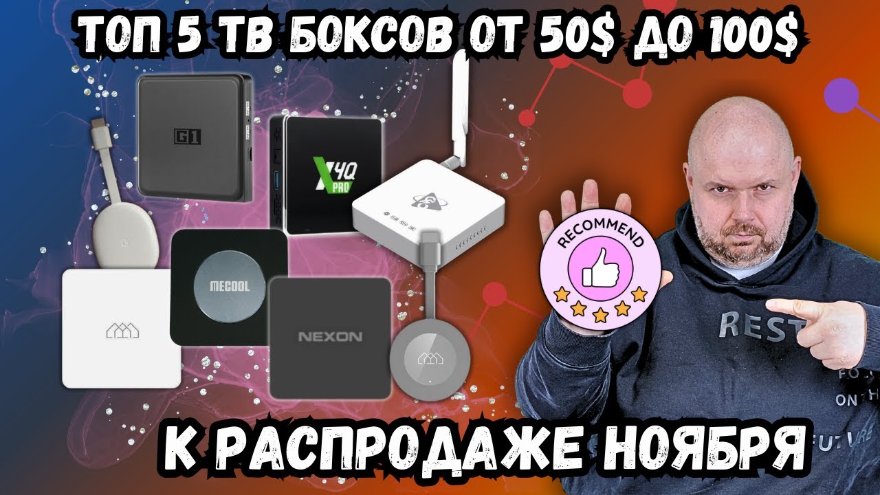 ТОП 5 ТВ БОКСОВ ОТ 50$ ДО 100$ НА ОСЕНЬ 2024 ГОДА. К РАСПРОДАЖЕ НОЯБРЯ