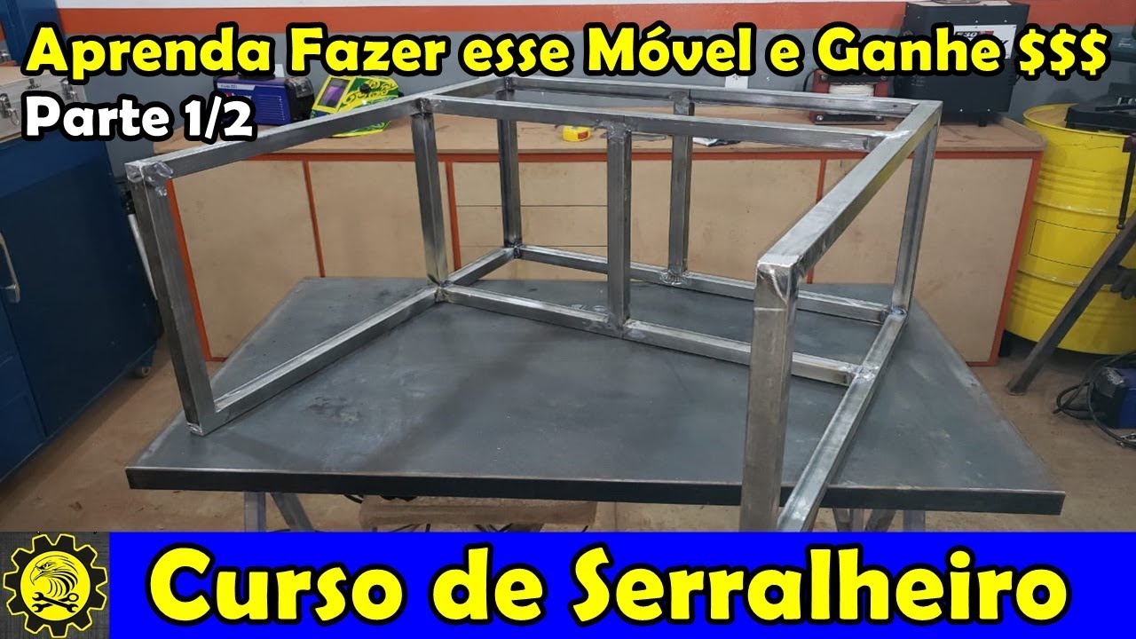 Curso de Serralheiro 24 / Ganhe Dinheiro com esse Móvel $$$ - Parte 1