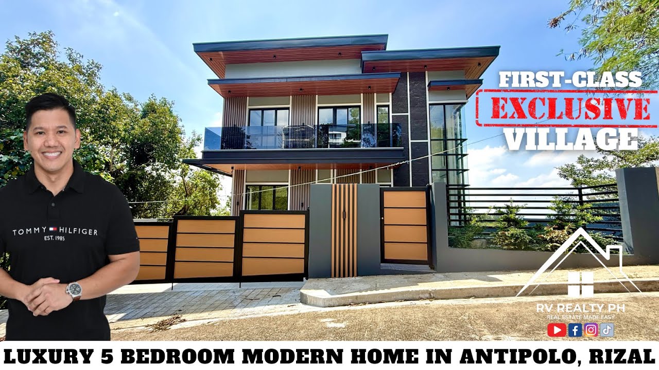 House Tour 64: Modern Luxury 5 Bedroom Home in Antipolo, Rizal! Very Exclusive Community!